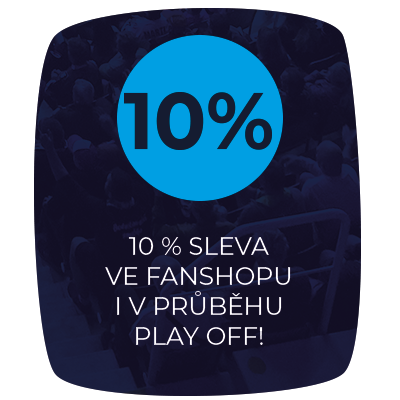 10 % sleva ve fanshopu i v prbhu play-off!